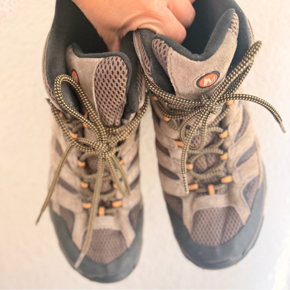 Merrell Mid Moab 2 J06045 Mid Ventilator Brown Suede Hiking Boots size 11 main image 9
